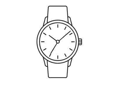 Make a watch outline